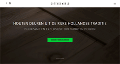Desktop Screenshot of houtendeurenenbeslag.nl