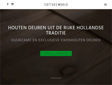 Tablet Screenshot of houtendeurenenbeslag.nl